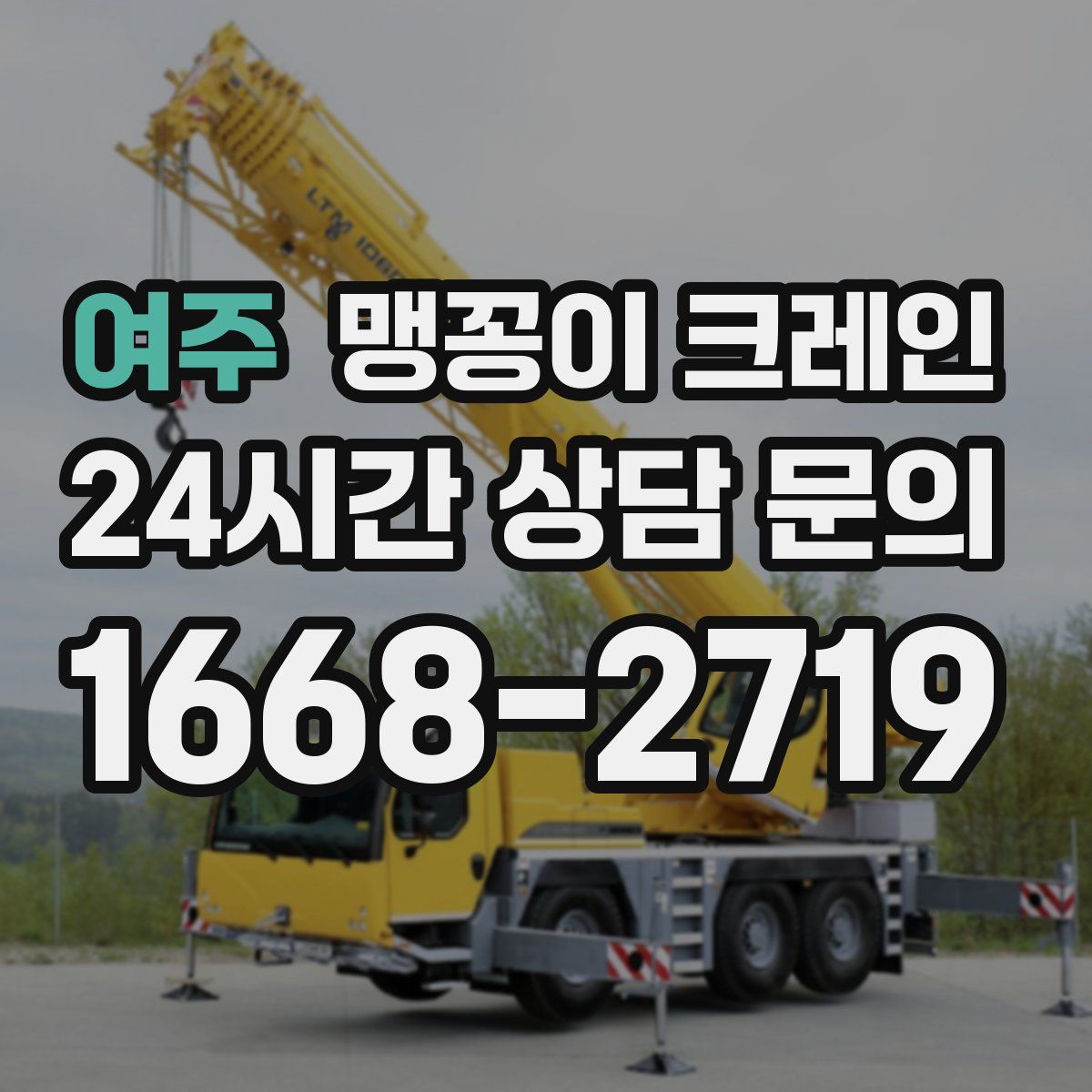 여주 맹꽁이 크레인