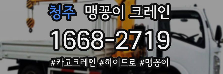 청주 맹꽁이 크레인