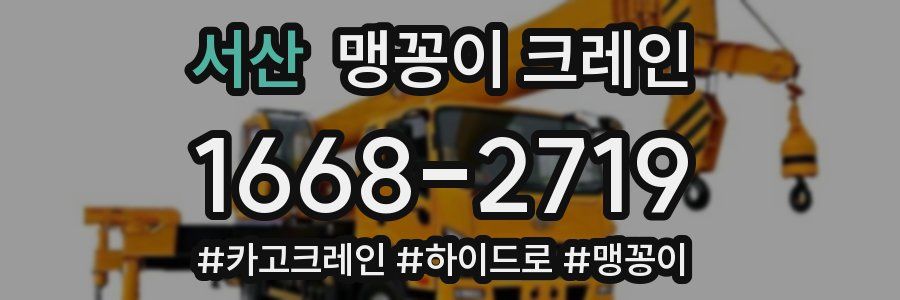 서산 맹꽁이 크레인