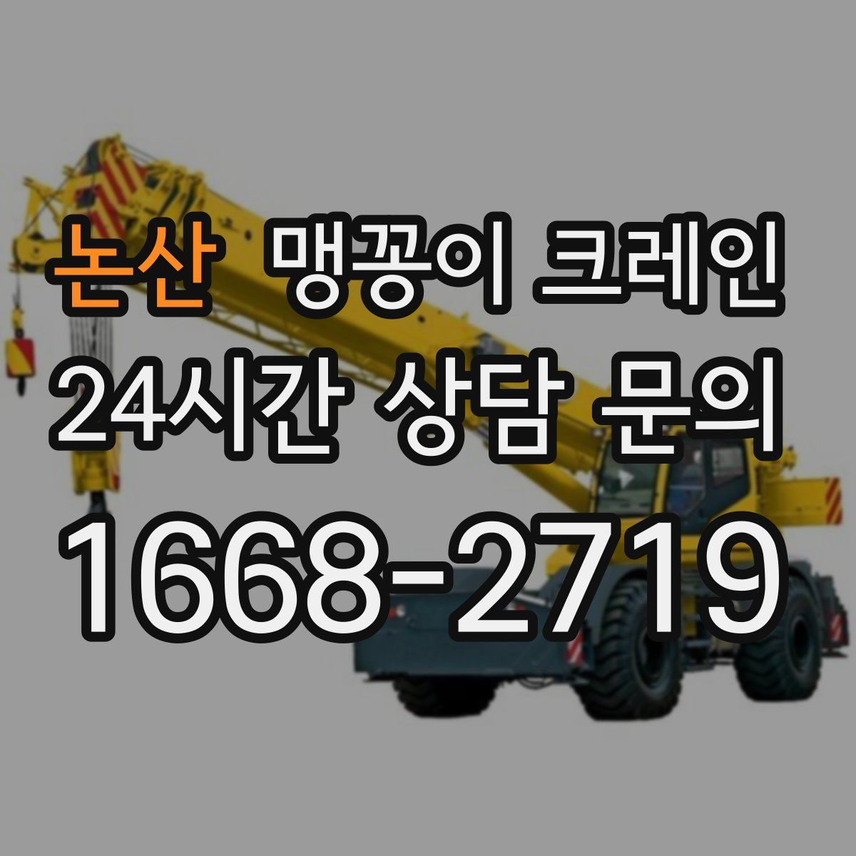 논산 맹꽁이 크레인