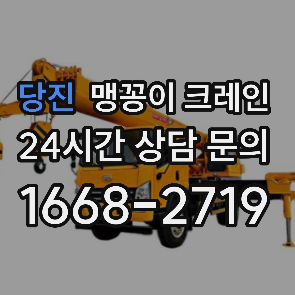 당진 맹꽁이 크레인