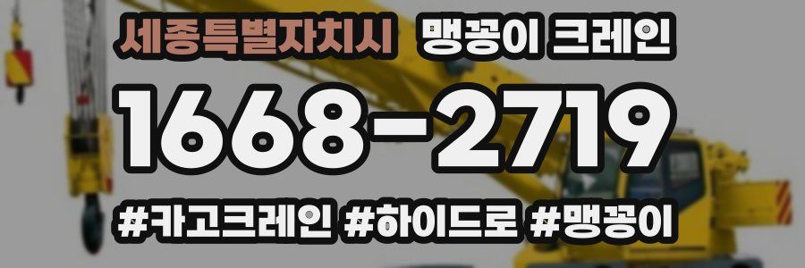 세종특별자치시 맹꽁이 크레인