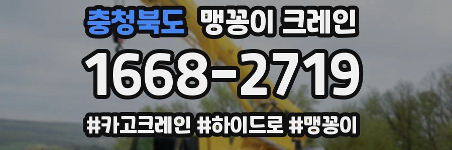 충청북도 맹꽁이 크레인
