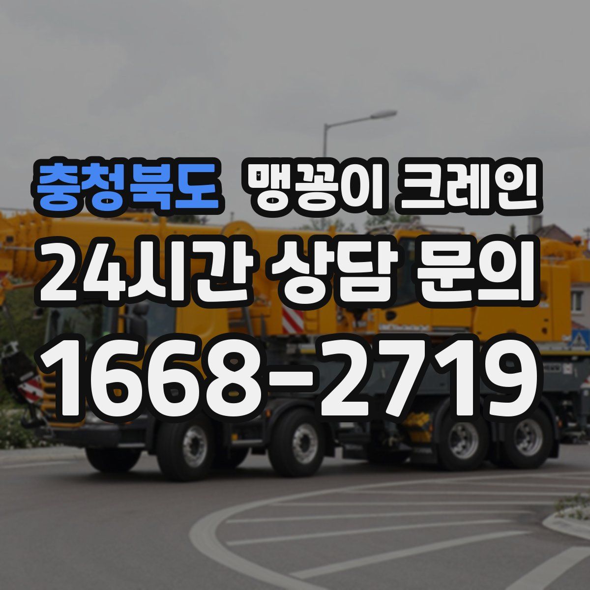 충청북도 맹꽁이 크레인