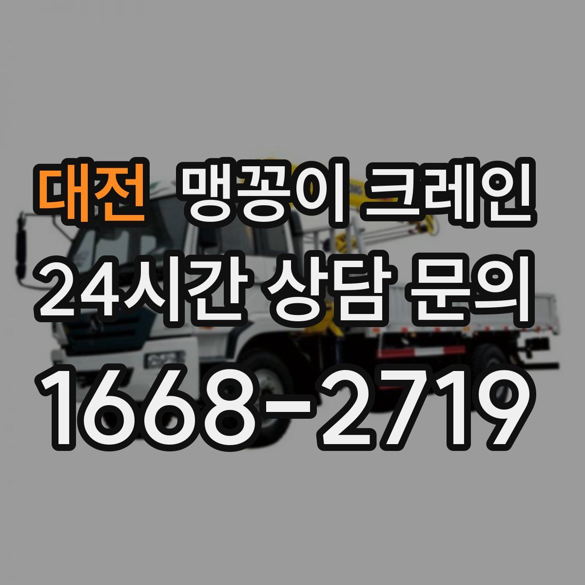 대전 맹꽁이 크레인