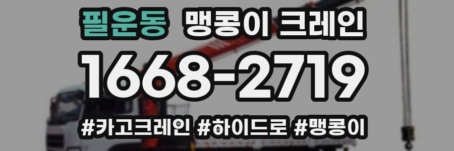 필운동 맹콩이 크레인