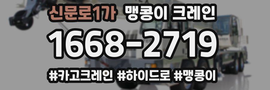 신문로1가 맹콩이 크레인