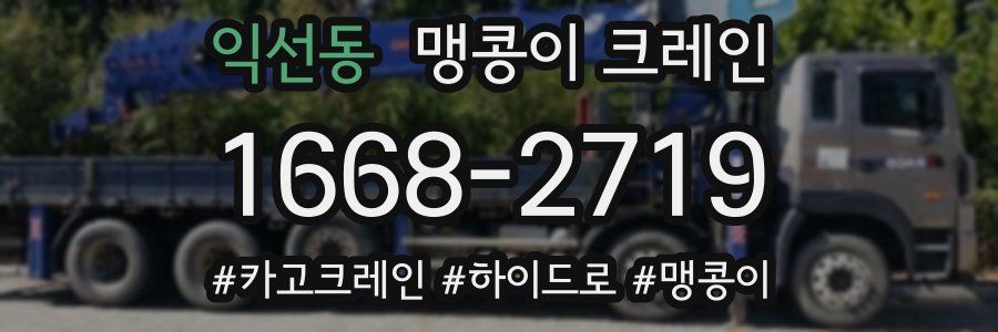 익선동 맹콩이 크레인