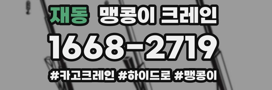 재동 맹콩이 크레인