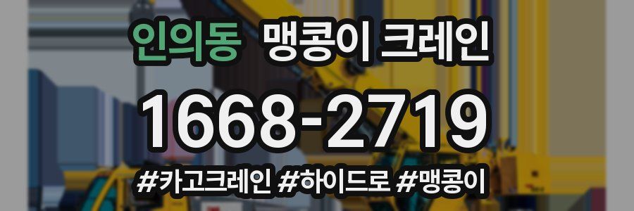 인의동 맹콩이 크레인