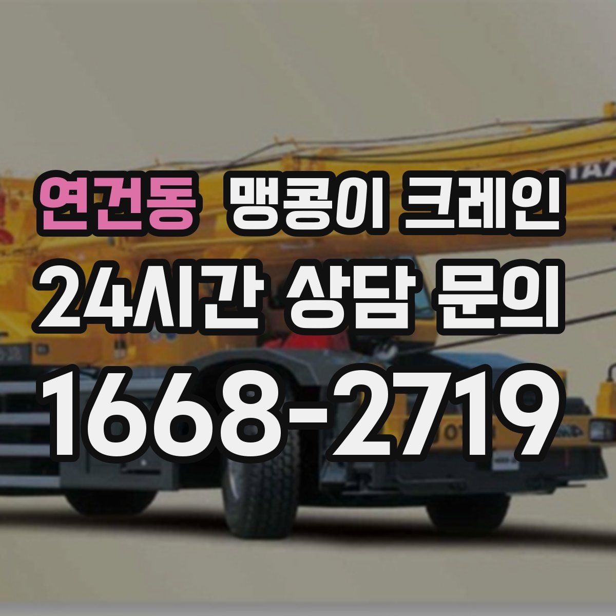 연건동 맹콩이 크레인