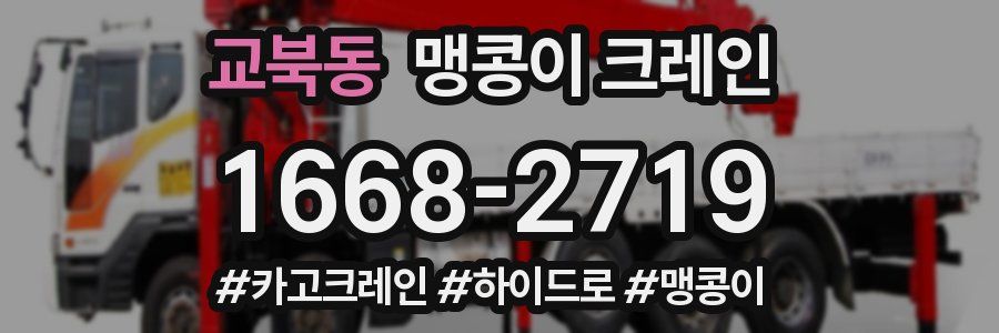 교북동 맹콩이 크레인
