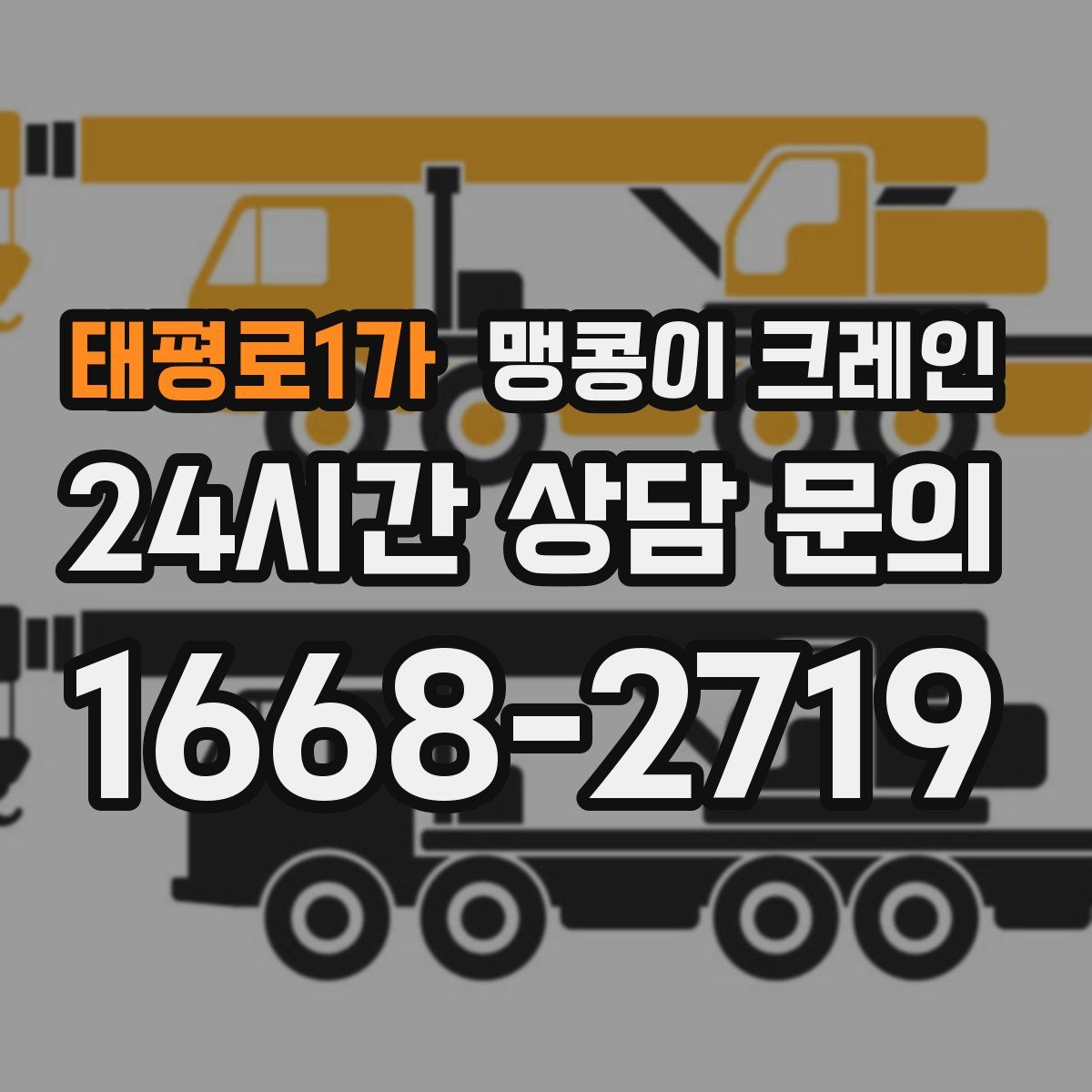 태평로1가 맹콩이 크레인