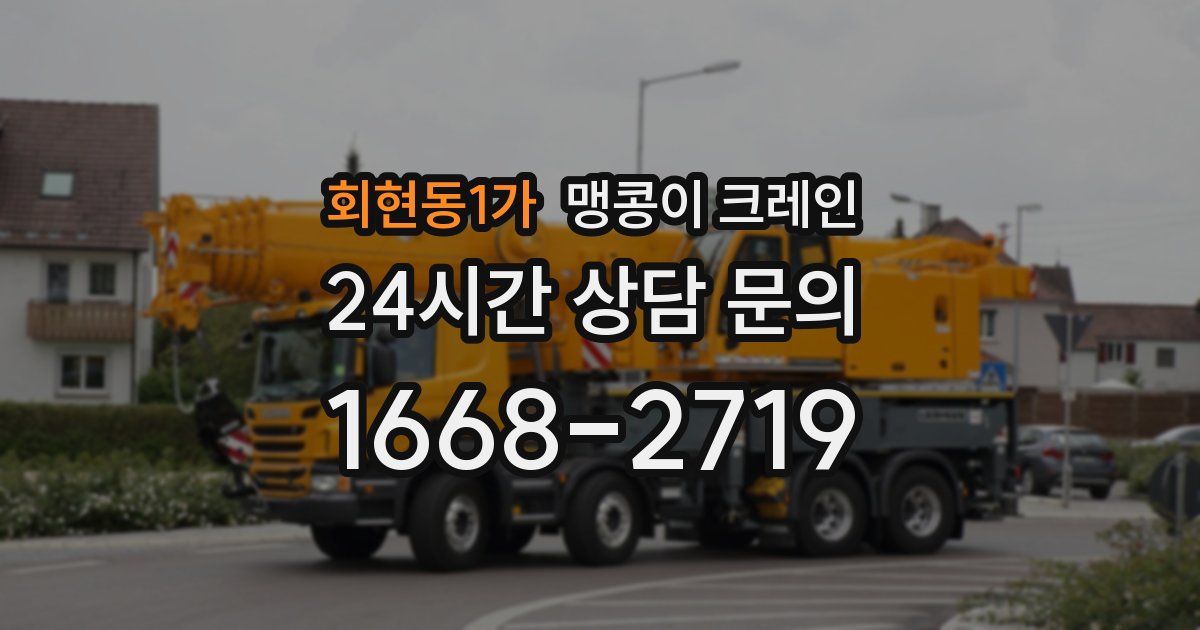 회현동1가 맹콩이 크레인