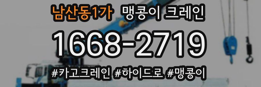남산동1가 맹콩이 크레인
