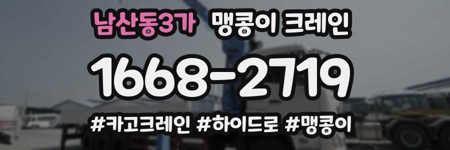 남산동3가 맹콩이 크레인