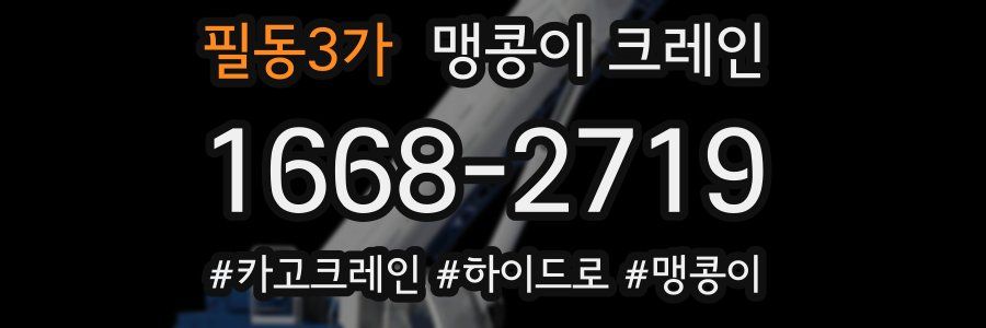 필동3가 맹콩이 크레인