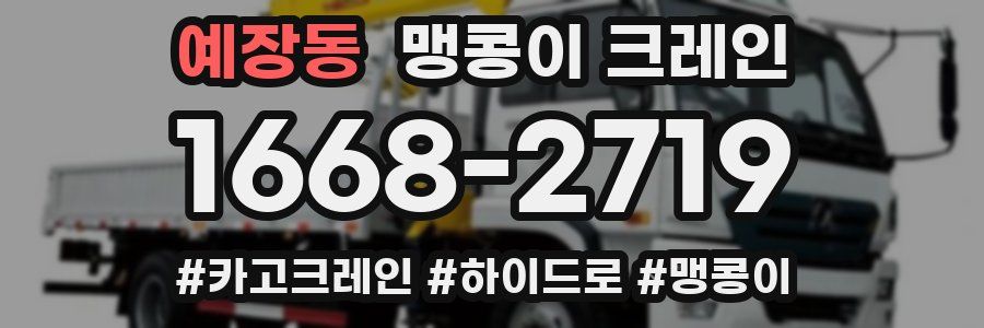 예장동 맹콩이 크레인