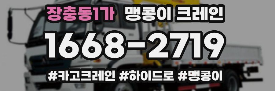 장충동1가 맹콩이 크레인