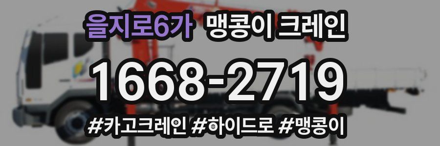 을지로6가 맹콩이 크레인
