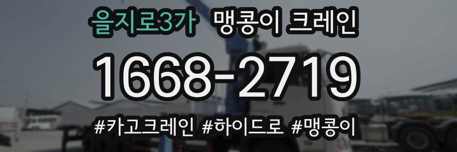 을지로3가 맹콩이 크레인