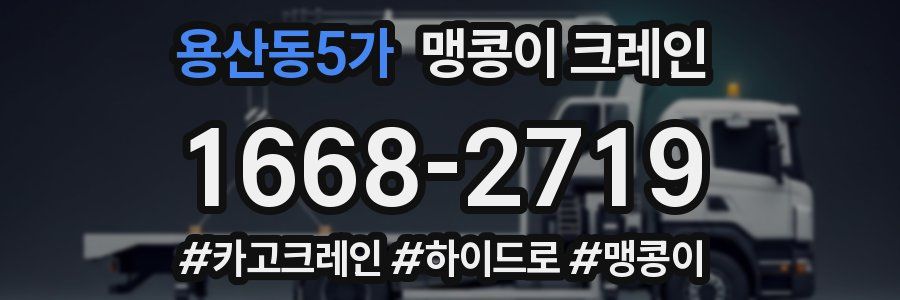 용산동5가 맹콩이 크레인