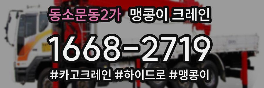 동소문동2가 맹콩이 크레인