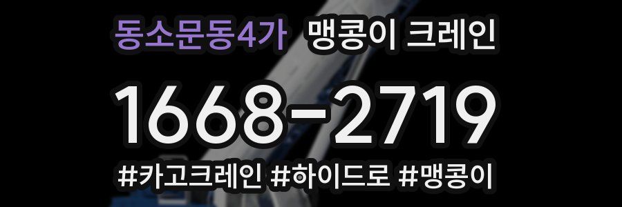 동소문동4가 맹콩이 크레인