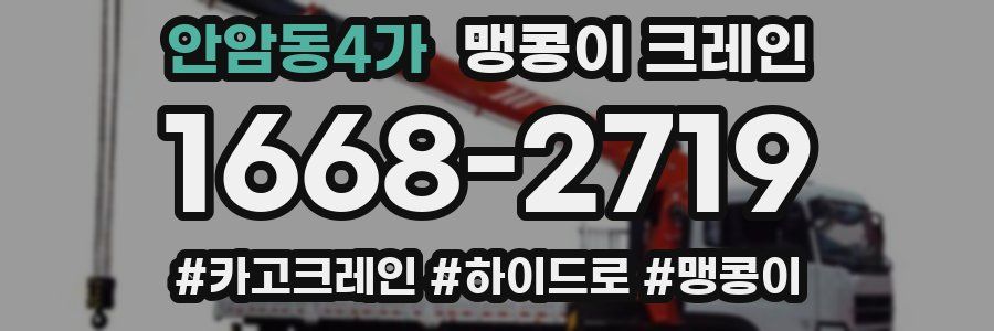 안암동4가 맹콩이 크레인