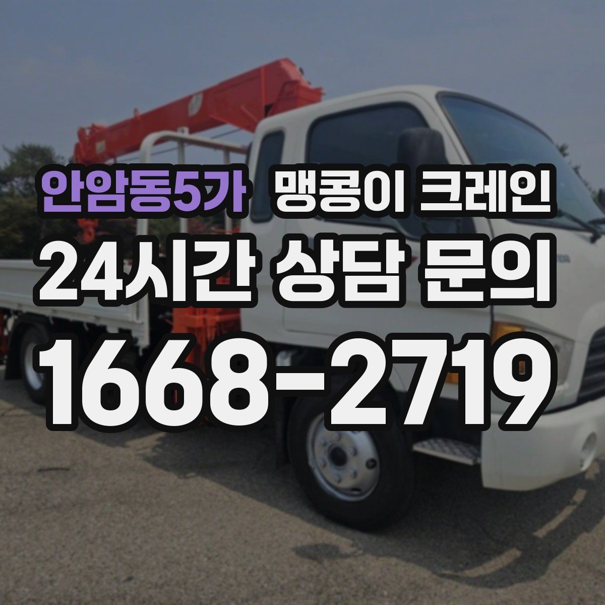 안암동5가 맹콩이 크레인