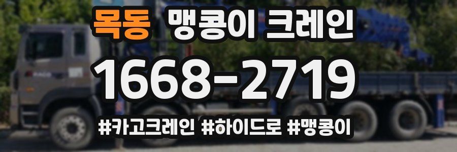 목동 맹콩이 크레인