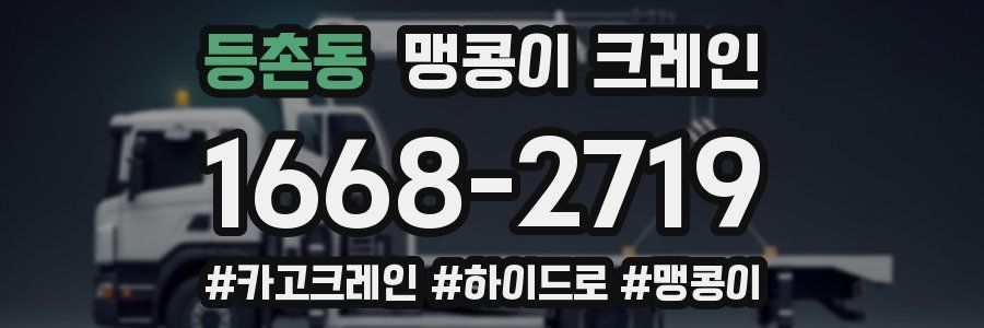 등촌동 맹콩이 크레인