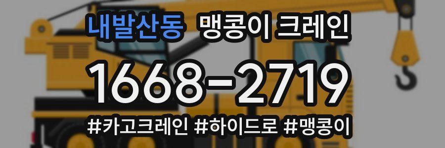 내발산동 맹콩이 크레인