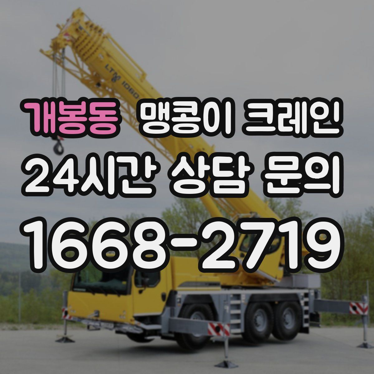 개봉동 맹콩이 크레인