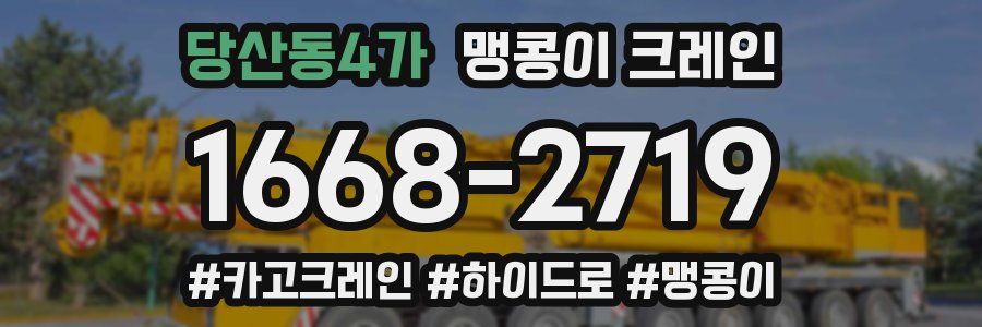 당산동4가 맹콩이 크레인