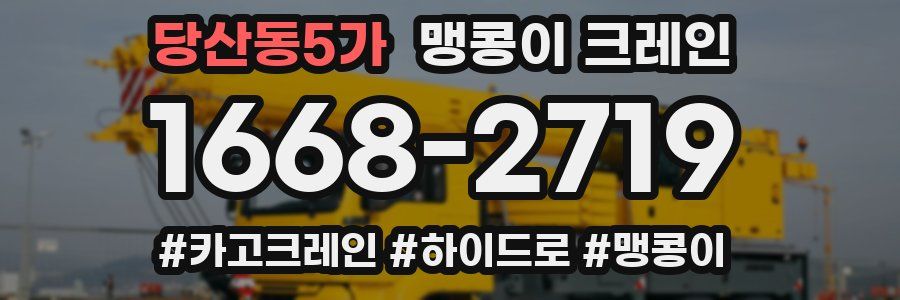 당산동5가 맹콩이 크레인