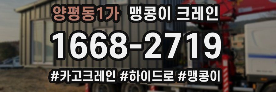 양평동1가 맹콩이 크레인