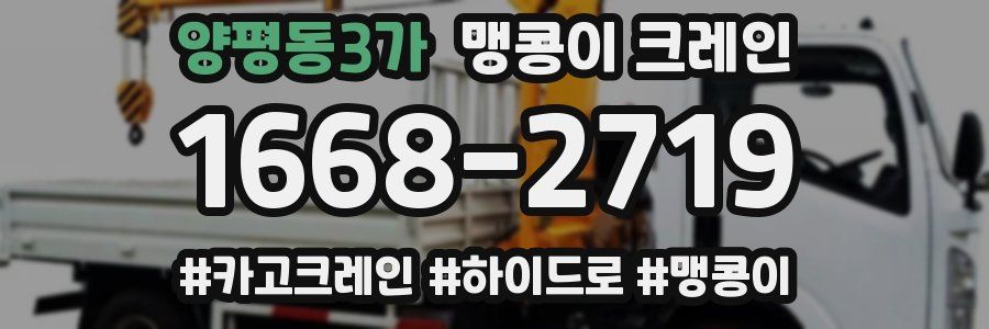 양평동3가 맹콩이 크레인