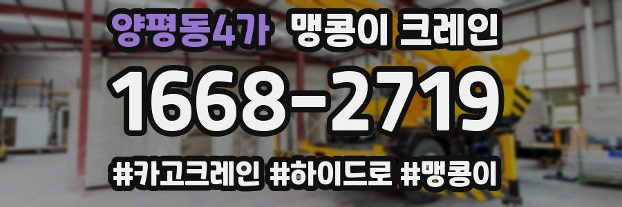 양평동4가 맹콩이 크레인