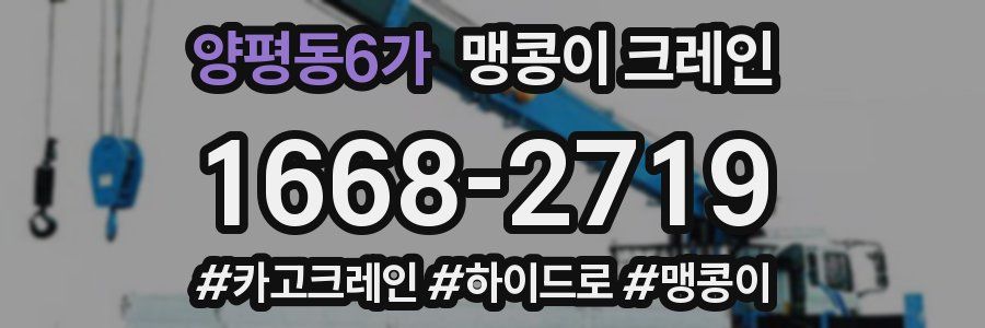양평동6가 맹콩이 크레인