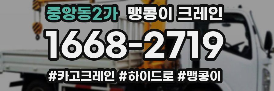 중앙동2가 맹콩이 크레인