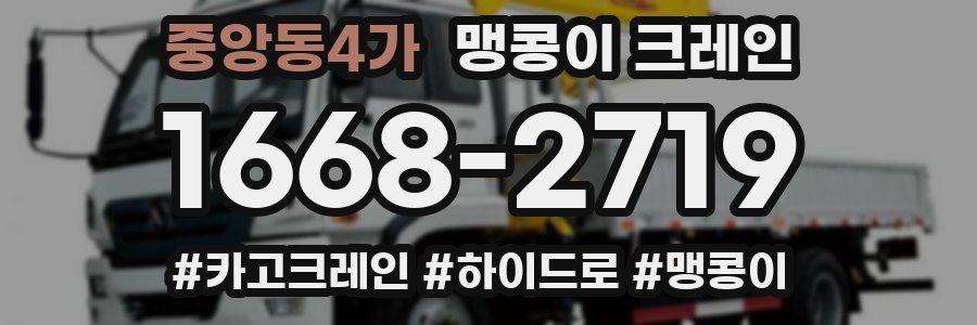 중앙동4가 맹콩이 크레인