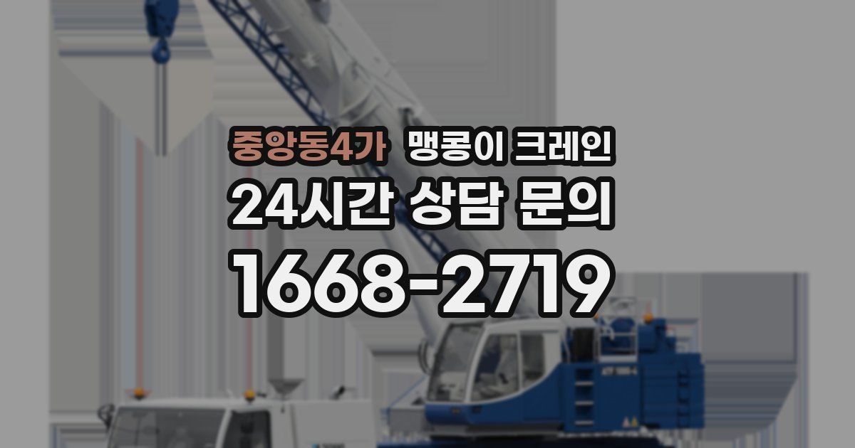 중앙동4가 맹콩이 크레인