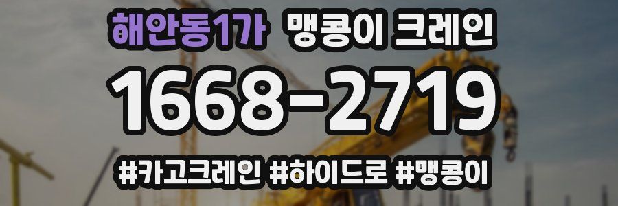 해안동1가 맹콩이 크레인
