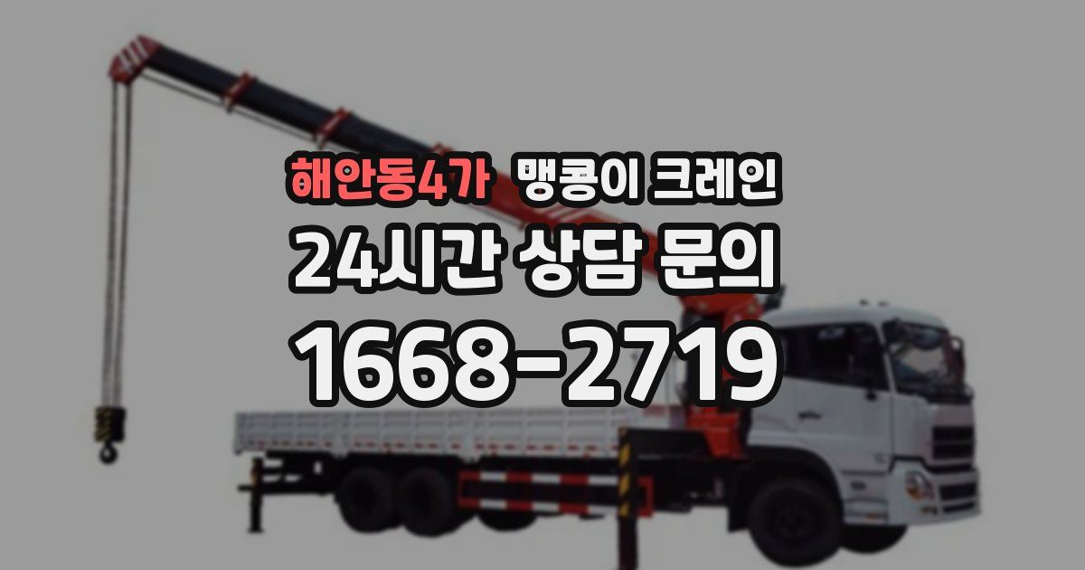 해안동4가 맹콩이 크레인