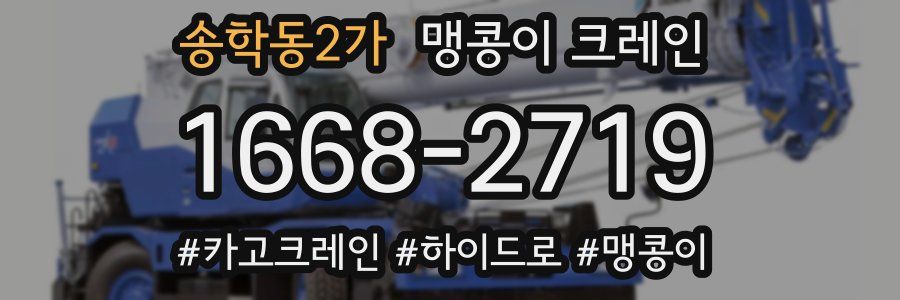 송학동2가 맹콩이 크레인