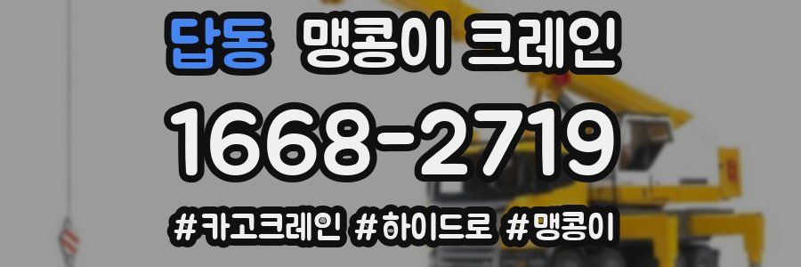 답동 맹콩이 크레인