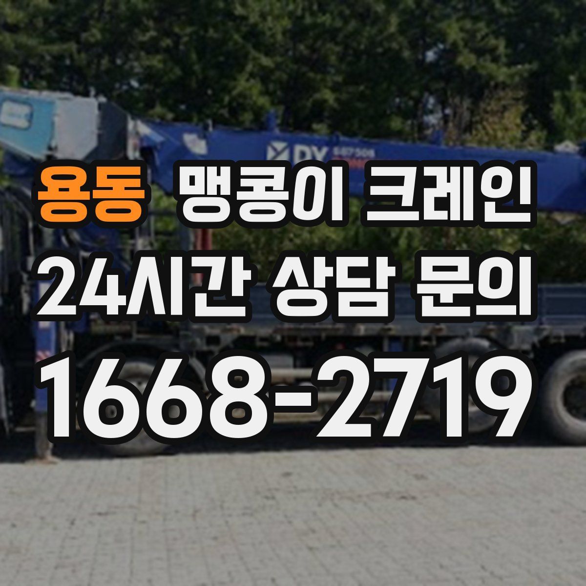 용동 맹콩이 크레인