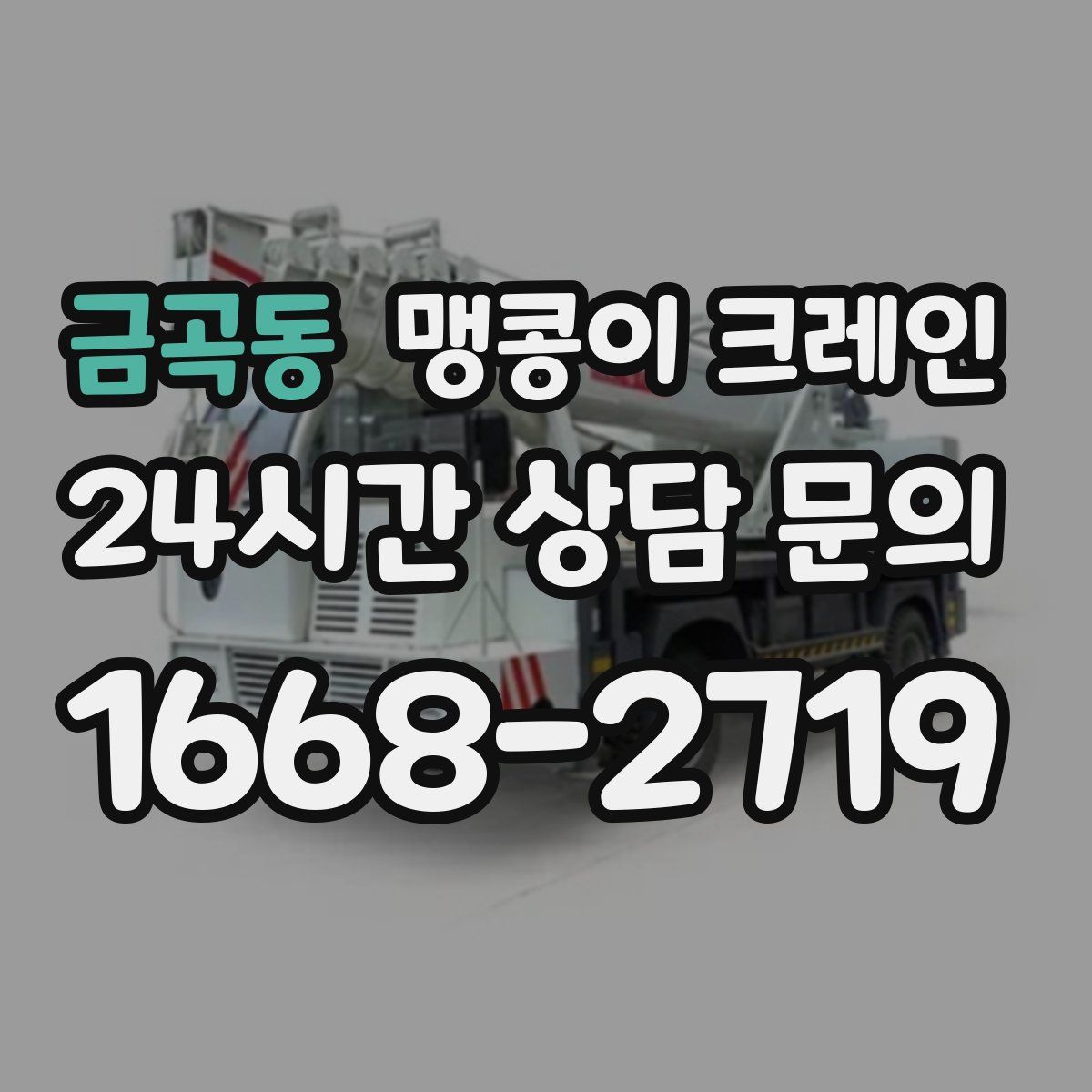 금곡동 맹콩이 크레인