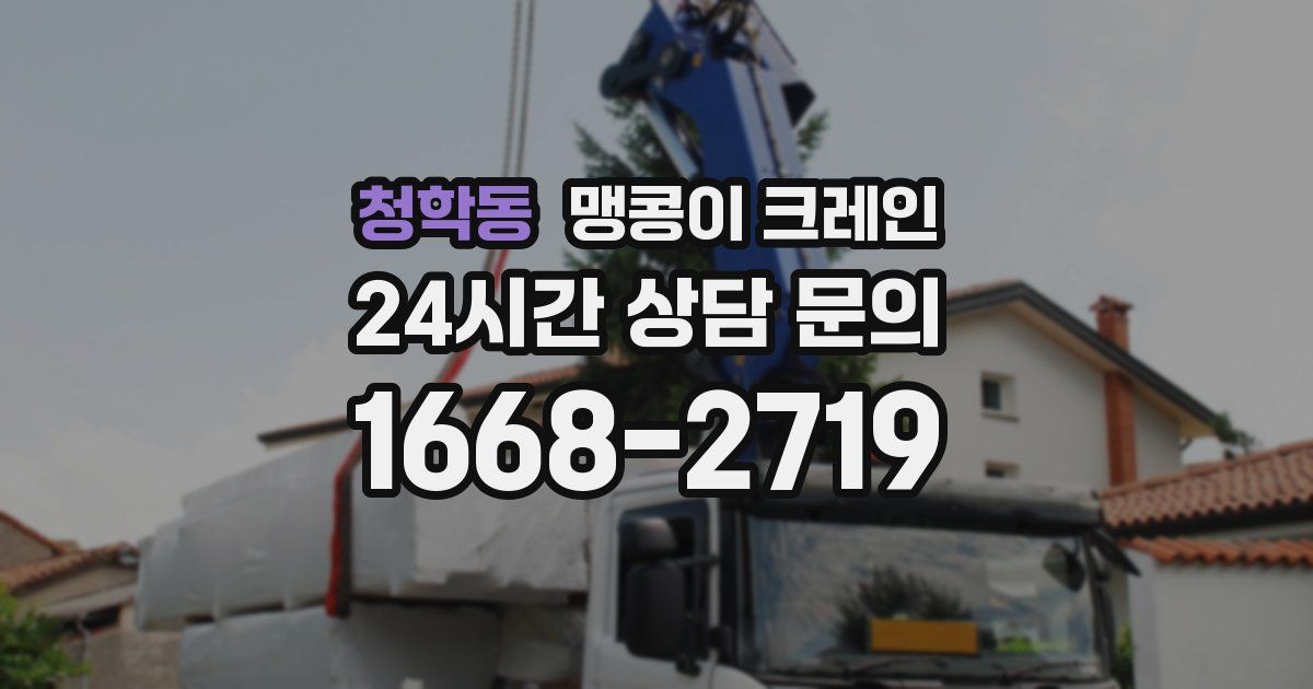 청학동 맹콩이 크레인